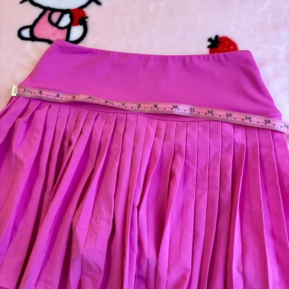 PINK Victoria’s Secret Hot Pink Zip-Up Relay Jacket and Skirt Set Size Medium - Picture 15 of 16